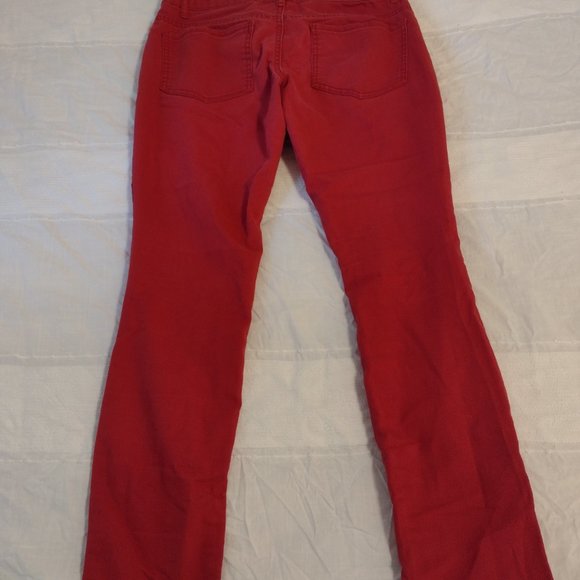 Cherry Red Size 5 LEI skinny pants - Picture 2 of 3